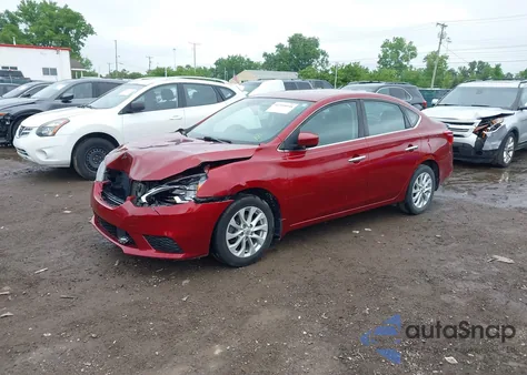 2019 Nissan Sentra Sv из США, поврежденный, VIN 3N1AB7AP9KY422847